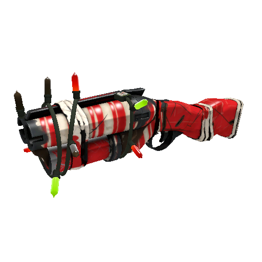 Strange Festivized Peppermint Swirl Soda Popper (Well-Worn)