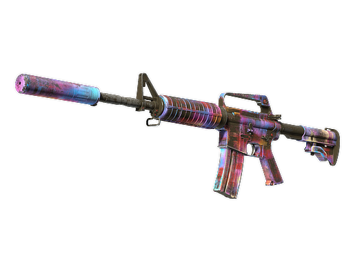 M4A1-S | Glitched Paint (Well-Worn)