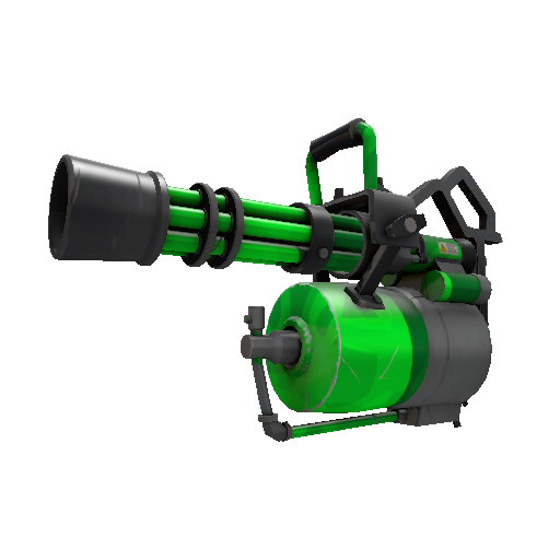 Health and Hell (Green) Minigun (Minimal Wear)