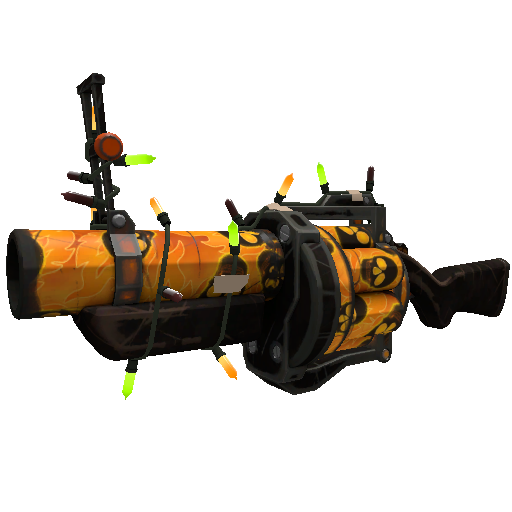 Strange Festivized Searing Souls Grenade Launcher (Field-Tested)