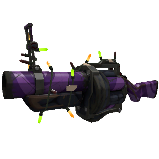 Strange Festivized Portal Plastered Grenade Launcher (Well-Worn)