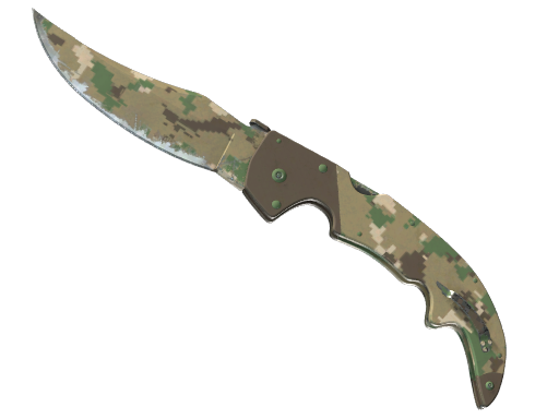 ★ StatTrak™ Falchion Knife | Forest DDPAT (Well-Worn)