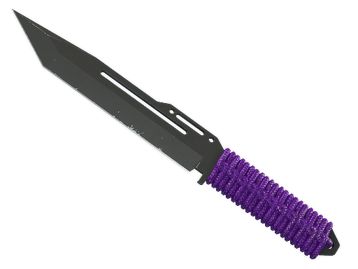 ★ Paracord Knife | Ultraviolet (Field-Tested)