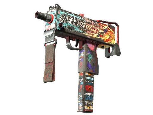 MAC-10 | Derailment (Battle-Scarred)