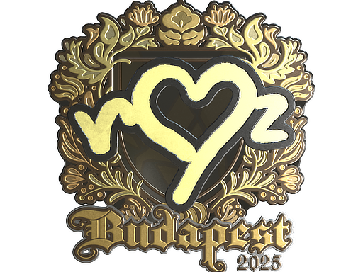 Sticker | ropz (Gold) | Budapest 2025