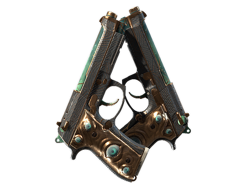 StatTrak™ Dual Berettas | Angel Eyes (Well-Worn)