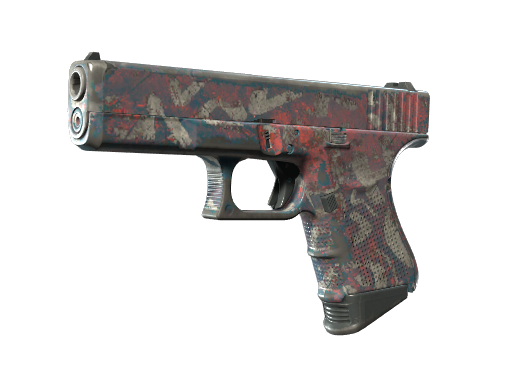 Glock-18 | Teal Graf (Well-Worn)