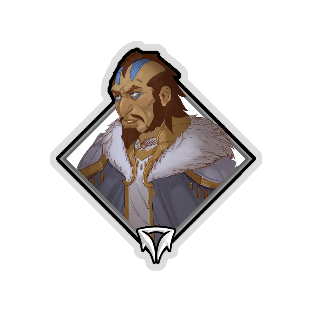Glitter Crownfall Sticker - Idrix