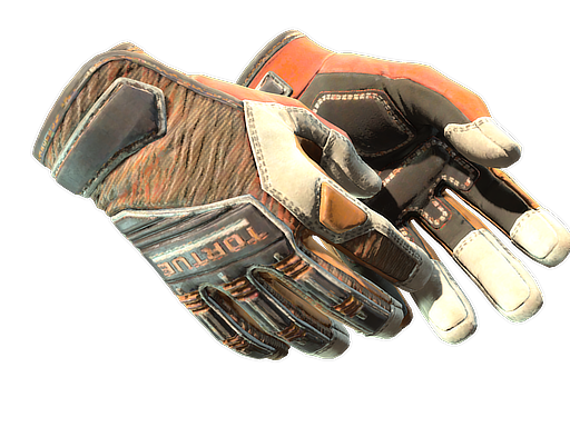 ★ Specialist Gloves | Tiger Strike (Well-Worn)