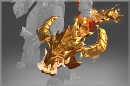 Inscribed Golden Draca Maw