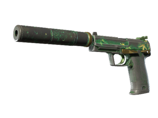 USP-S | Tropical Breeze (Battle-Scarred)